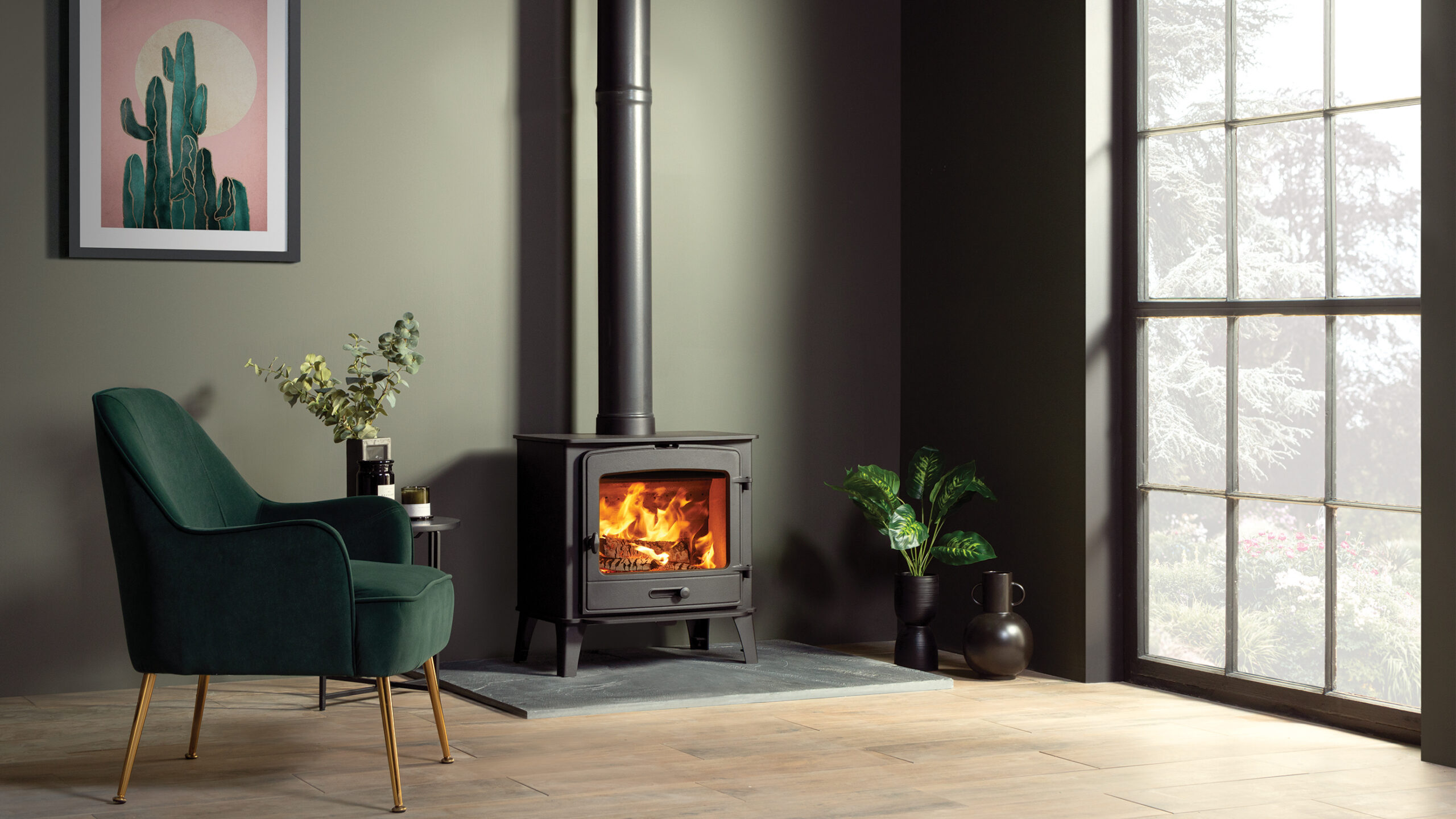 Stovax County 8 Wood burning stove County Wood & Multi-Fuel Stoves