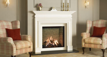 Hearth mounted gas fires