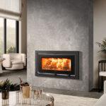 Stovax Studio Air 2 log burner. Modern fireplace.